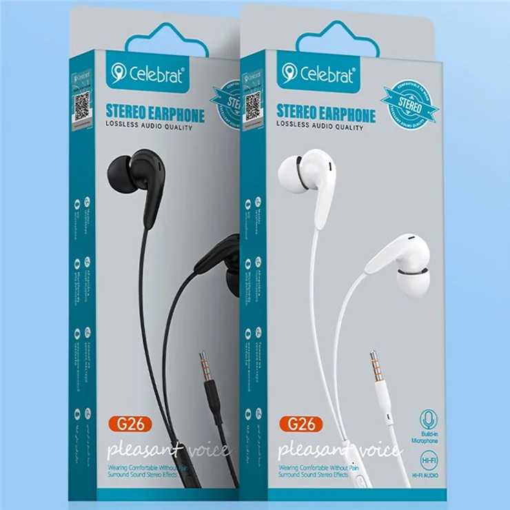 Audifonos G26 Blancos Cable AUX