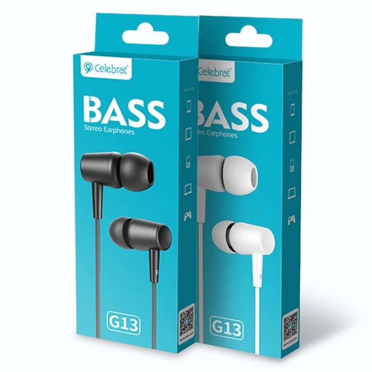Audifonos G13 BASS BLANCOS Cable AUX