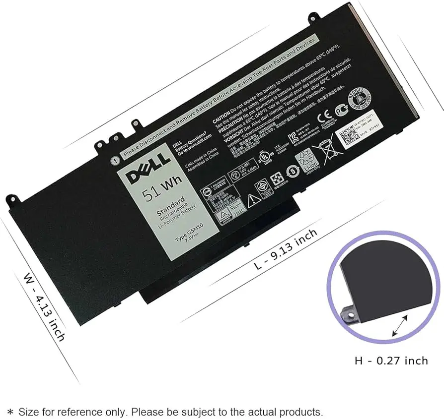 Bateria Genuine DELL G5M10