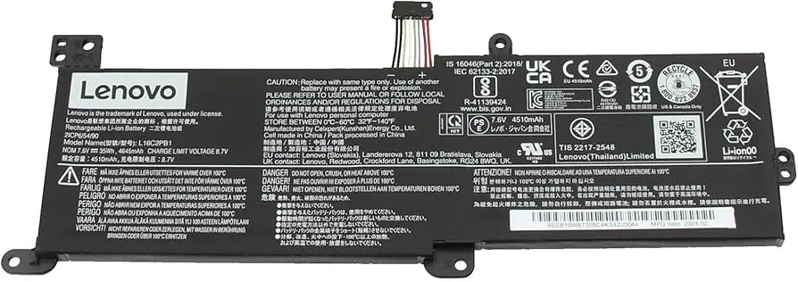Bateria Genuine LENOVO L16M2PB2