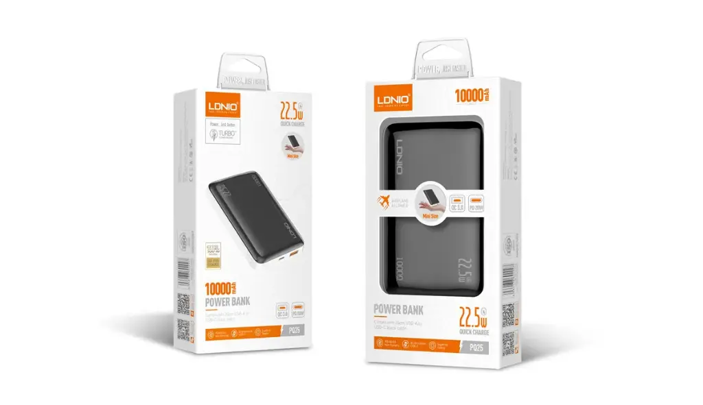 Batería PowerBank Mini Size10000mAh 22.5W PQ25