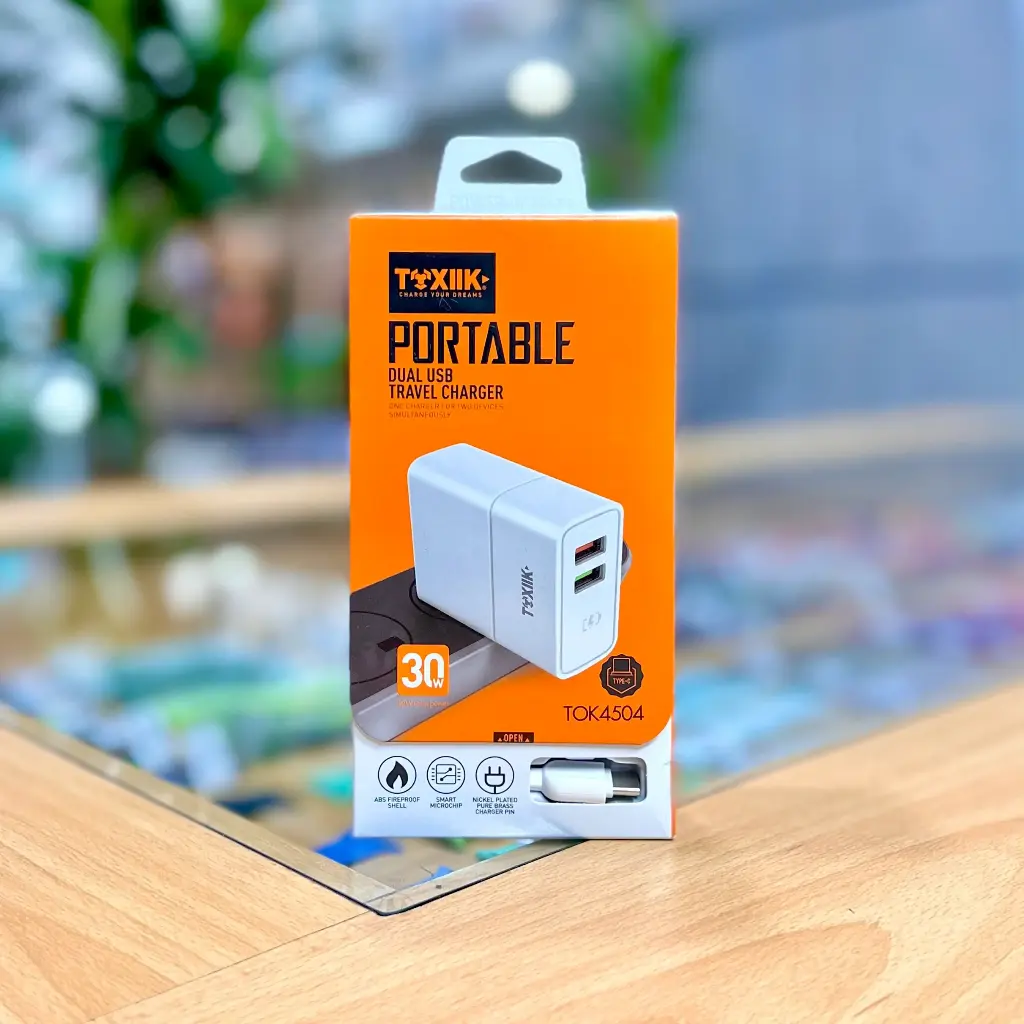 Cargador Cable USB-IP 30W TOXIIK TOK4504