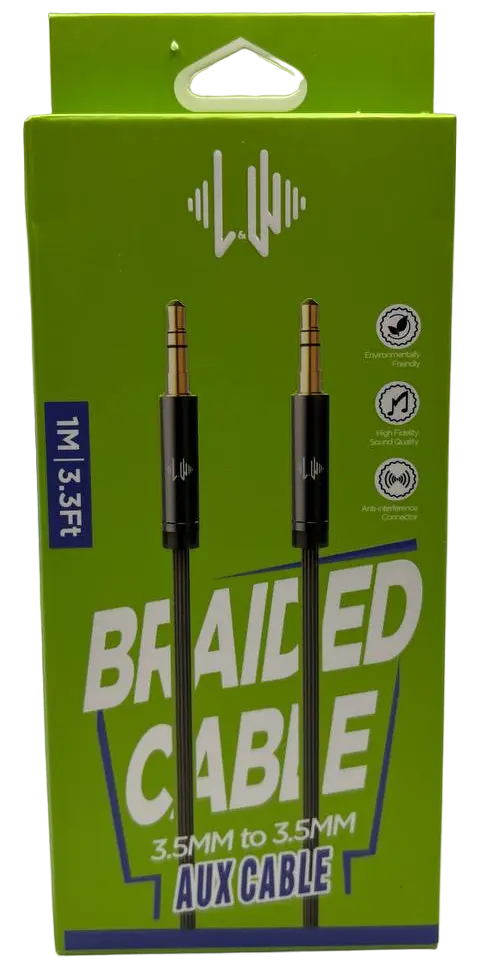 Cable Aux-Aux Audio LW01 1M