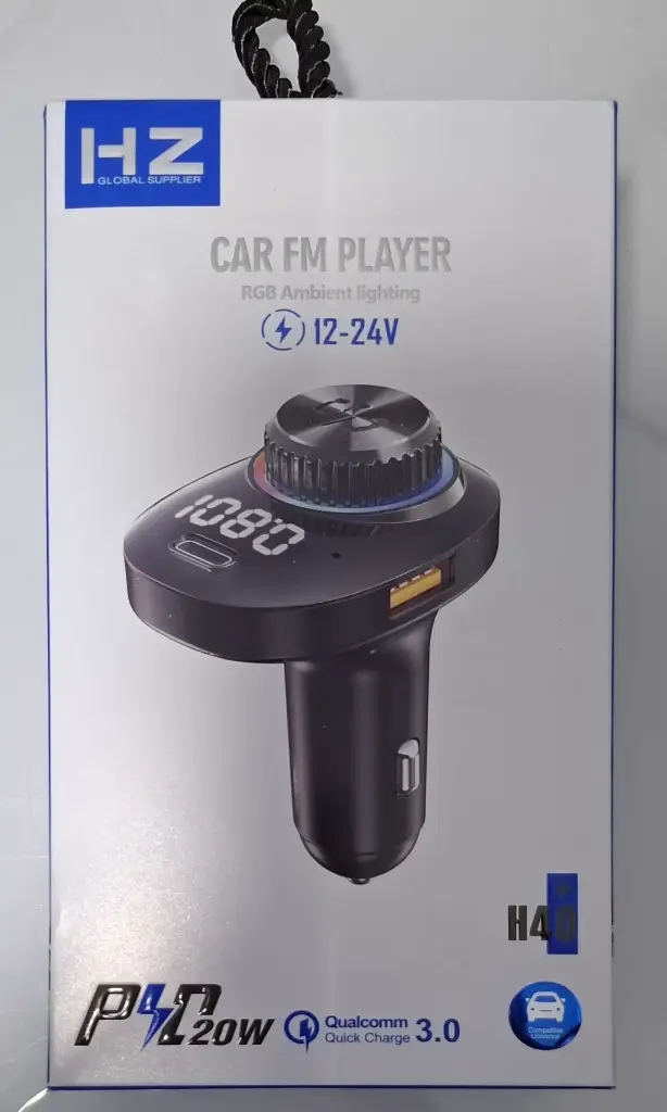 Cargador Auto Solo MP3 H40 PD