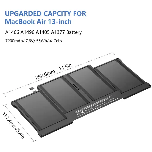 [Bateria Genuine MAC A1377] Bateria Genuine MAC A1377