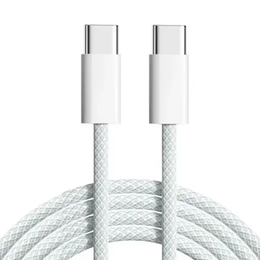 [Cable TPC-TPC para Iphone 15 60W 1M] Cable TPC-TPC para Iphone 15 60W 1M blanco