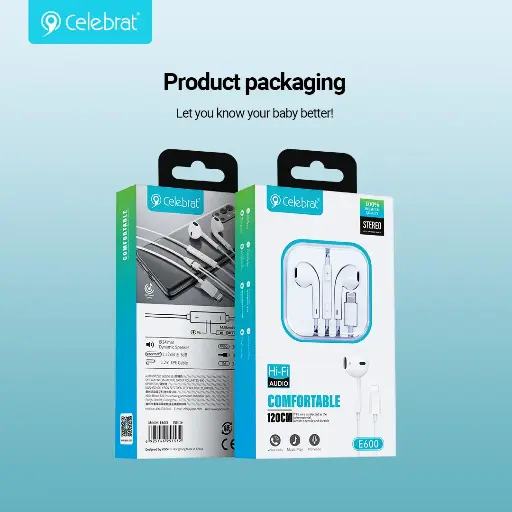 [Audifonos Cable IP Celebrat E600 Iphone] Audifonos Cable IP Celebrat E600 Iphone