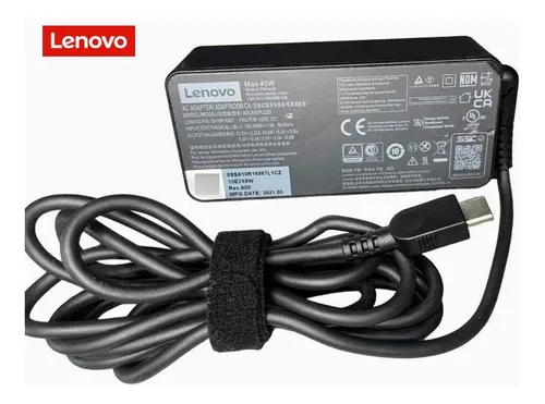 [Cargador Genuine Lenovo 45W Tipo C] Cargador Genuine Model: 45W TYPE C