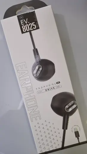 [Audífono Cable TPC EV.8027] AUDIIFONO DE CABLE TIPO C  EV8025-8027